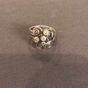 Authentic Pandora Autumn Wind Ring size 8